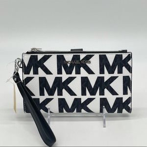 Michael Kors Large Double Zip Wallet Wristlet Opti